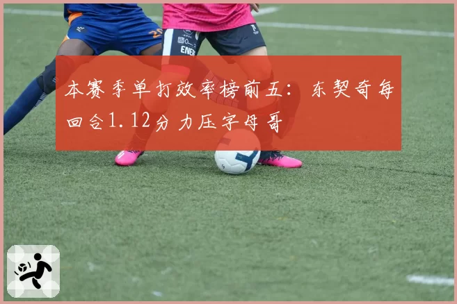 本赛季单打效率榜前五：东契奇每回合1.12分力压字母哥